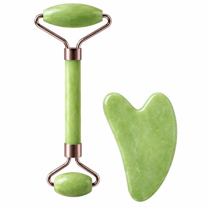 Rouleau de Massage Faciale – Gua Sha & Roller