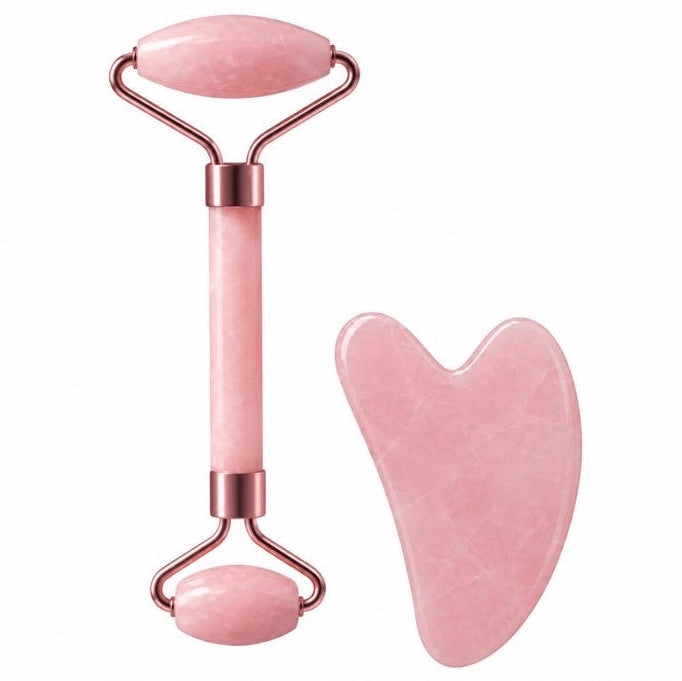 Rouleau de Massage Faciale – Gua Sha & Roller